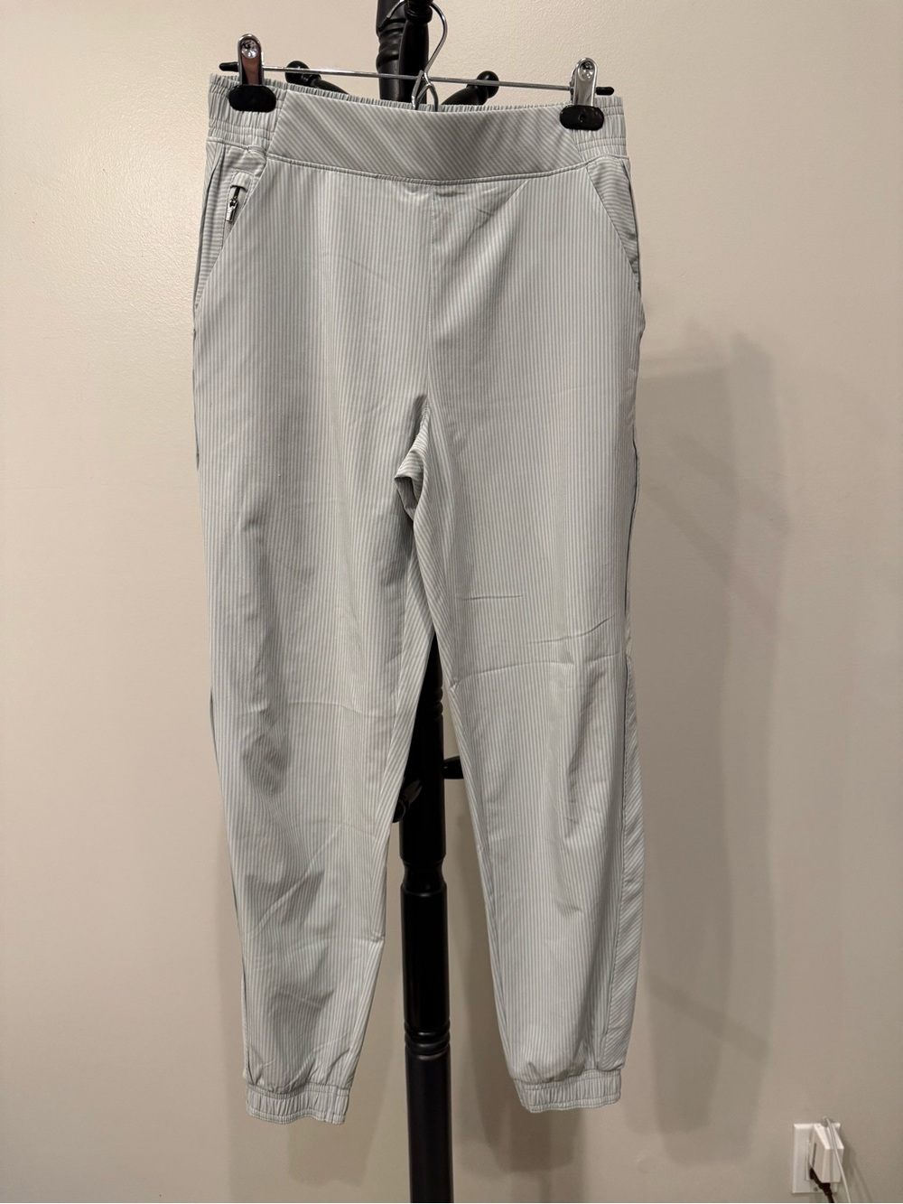 Athleta Pinstripe Casual Jogger Pants